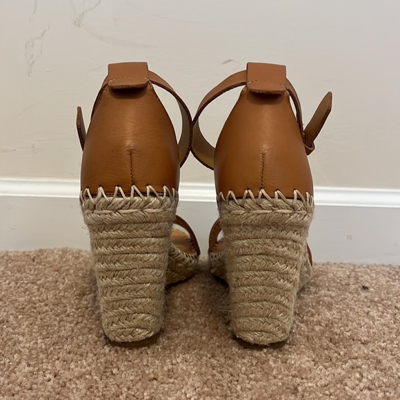 Dolce Vita Cognac Espadrille Wedges 8.5 - Picture 2 of 6